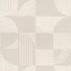 neutral geometric wallpaper from casamance