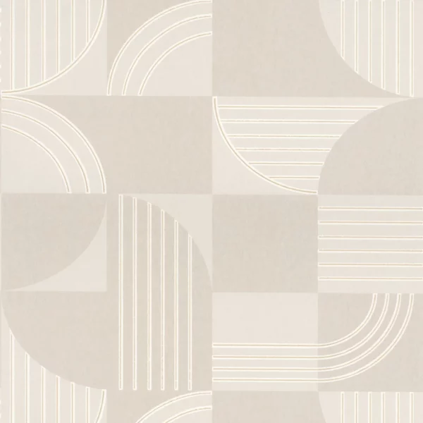 Annees 30 Wallpaper - Sable by neutral geometric wallpaper from casamance