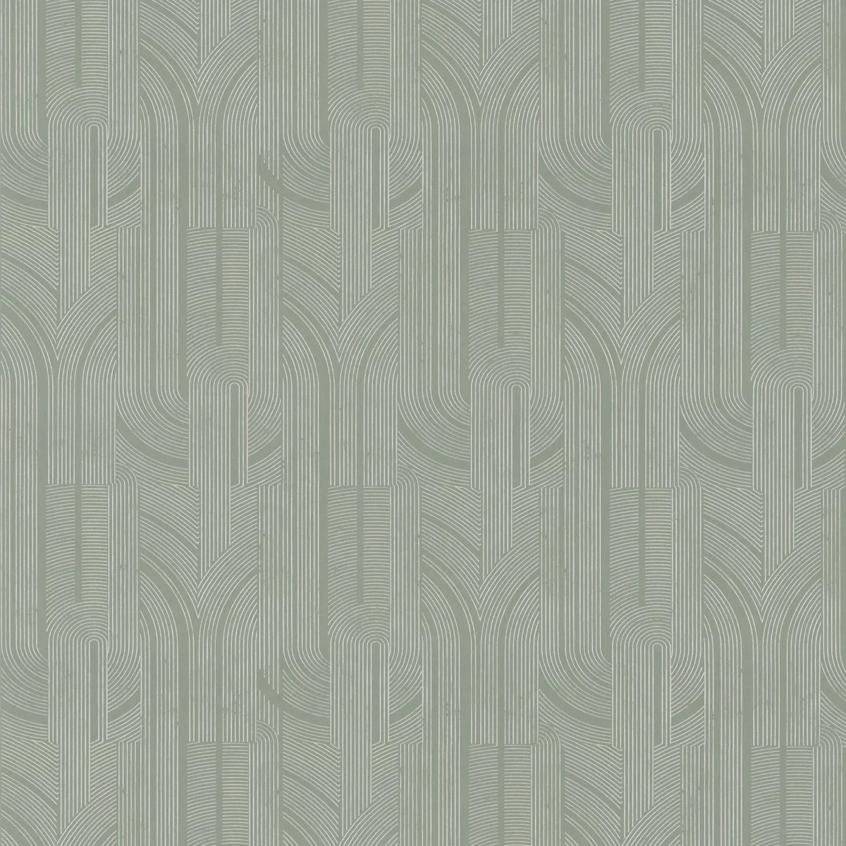 green geometric wallpaper from casamance