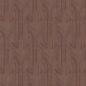 brown geometric wallpaper from casamance