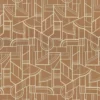 yellow geometric wallpaper from casamance