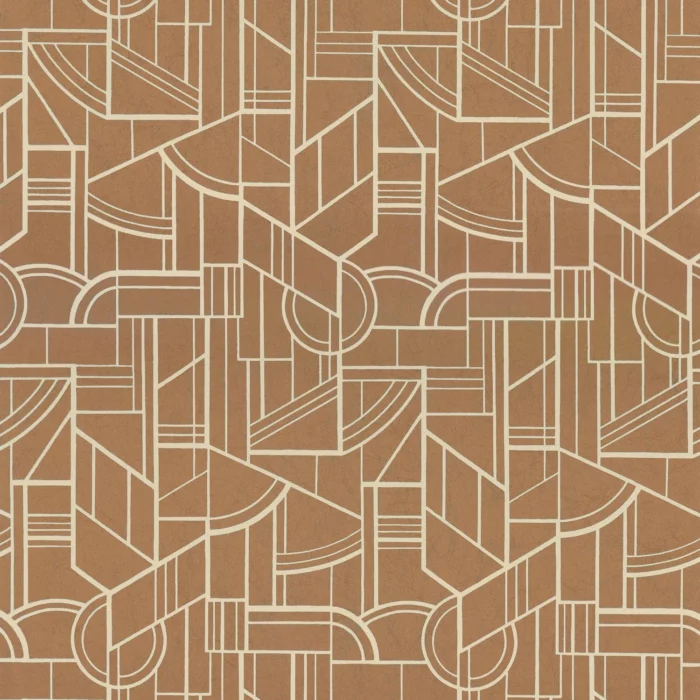 Cinetique Wallpaper - Cuivré – Cuivre swatch