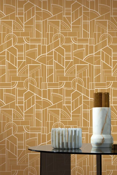 Cinetique Wallpaper - Cuivré by Cinetique Wallpaper - Cuivré from