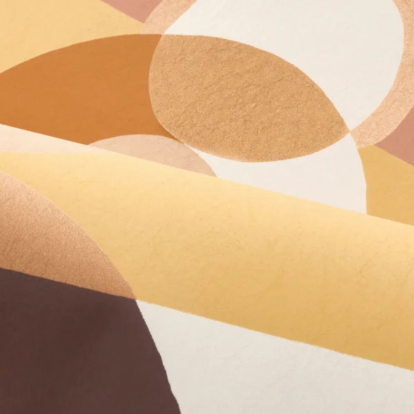Vitrail Wallpaper - Vanille / Terracotta by Vitrail Wallpaper - Vanille / Terracotta from