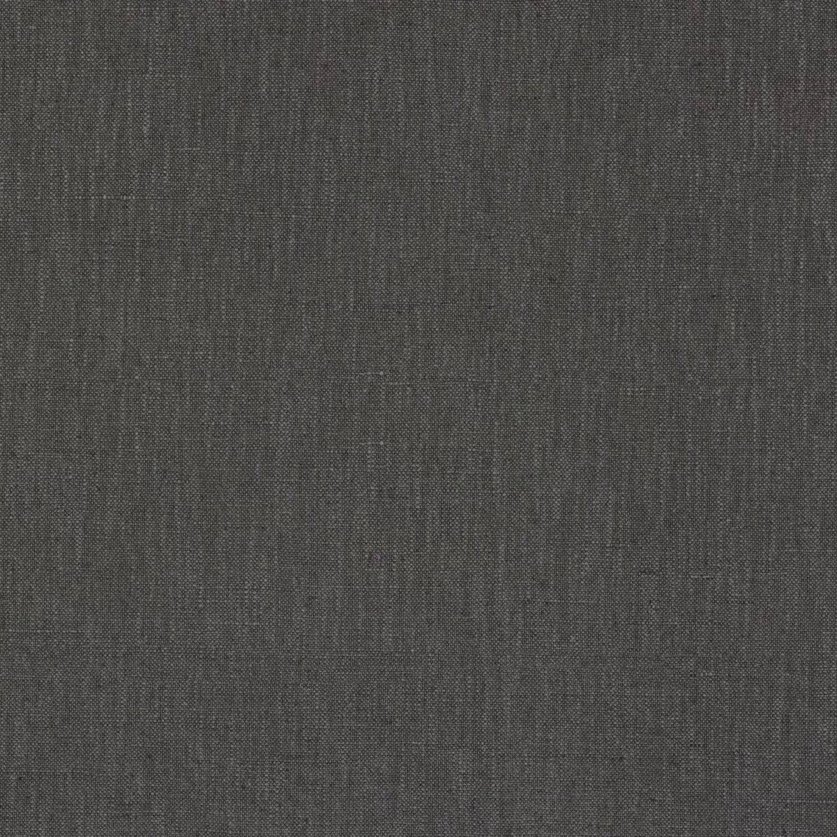 Guethary Fabric - Acier by black-grey plain cotton fabric from Casamance