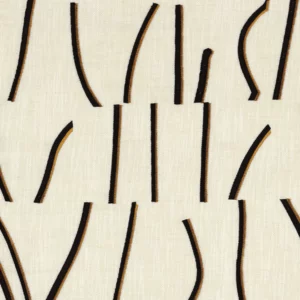 brown misc embroideried fabric from Casamance