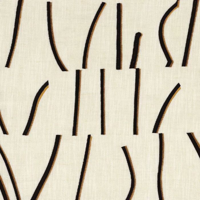 Bejuco Fabric - Ambre Noir swatch