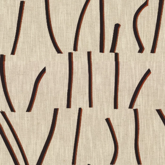 Bejuco Fabric - Acajou Noir swatch