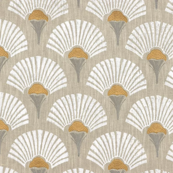 Linefolia Fabric - Blanc swatch