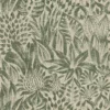 green botanical cotton fabric from Casamance