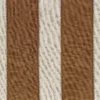 brown striped embroideried fabric from Casamance