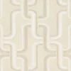 neutral geometric jacquard fabric from Casamance