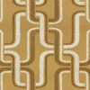 yellow geometric jacquard fabric from Casamance