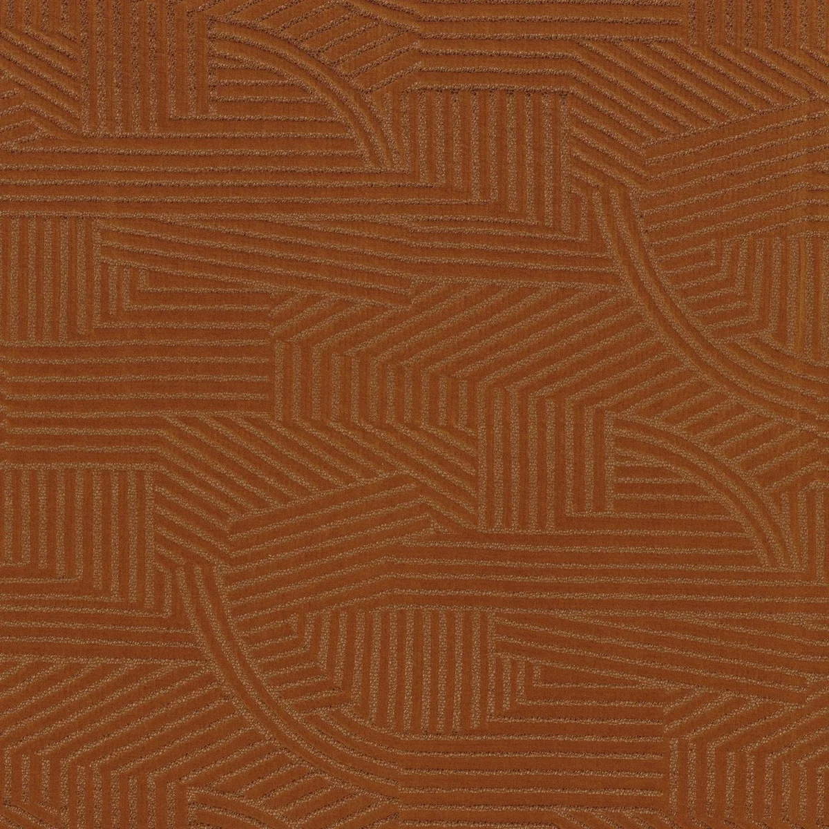 Vraisemblance Fabric - Terre De Sienne by orange misc jacquard fabric from Casamance