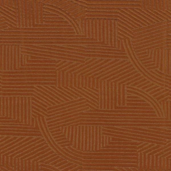 Vraisemblance Fabric - Terre De Sienne by orange misc jacquard fabric from Casamance