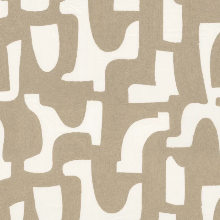 Entrelacs Fabric - Beige swatch