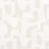 white misc embroideried fabric from Casamance