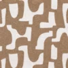 brown misc embroideried fabric from Casamance