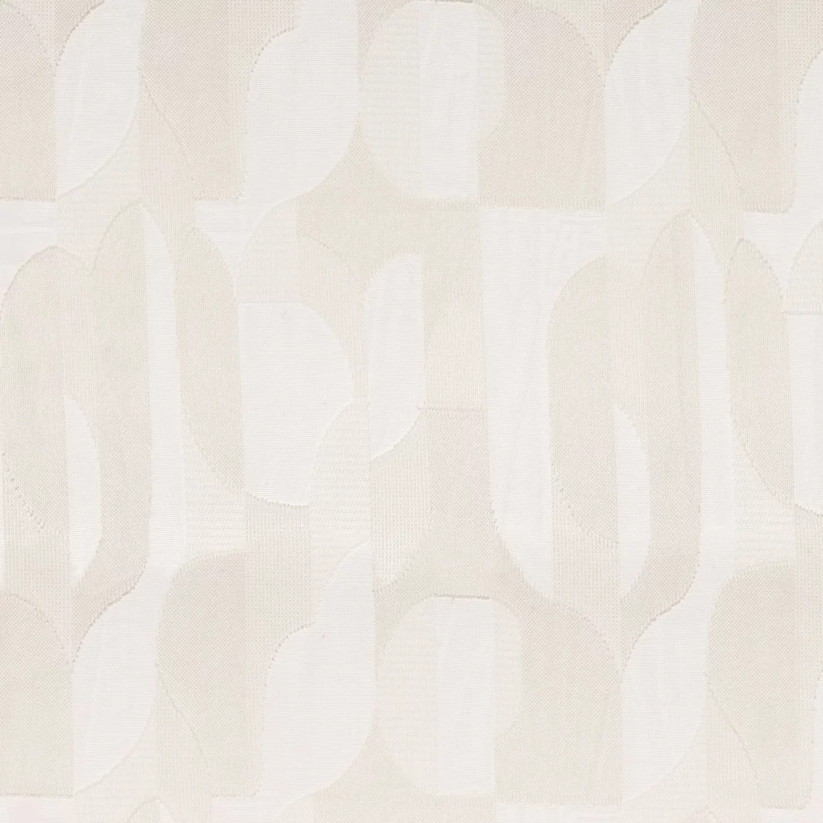 Ethere Fabric - Ivoire by white misc voile-sheer fabric from Casamance