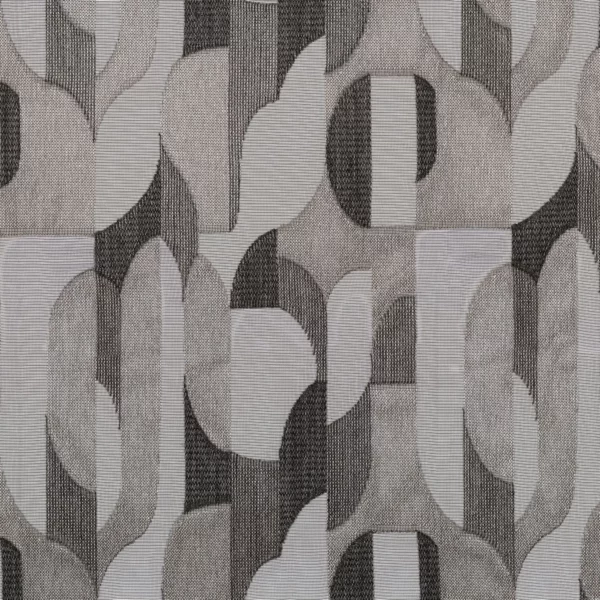 Ethere Fabric - Anthracite by black-grey misc voile-sheer fabric from Casamance