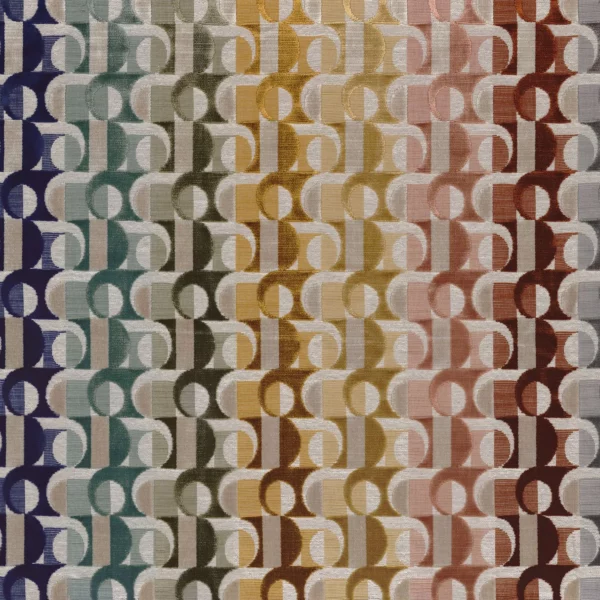 Abondance Fabric - Multico by multicolour misc jacquard fabric from Casamance