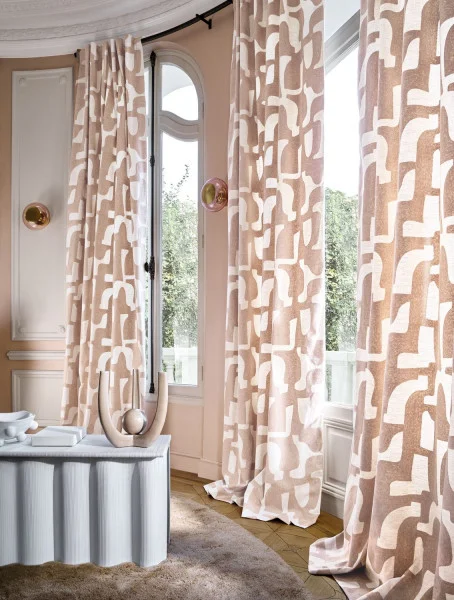 Entrelacs Fabric - Tabac by Entrelacs Fabric - Tabac from