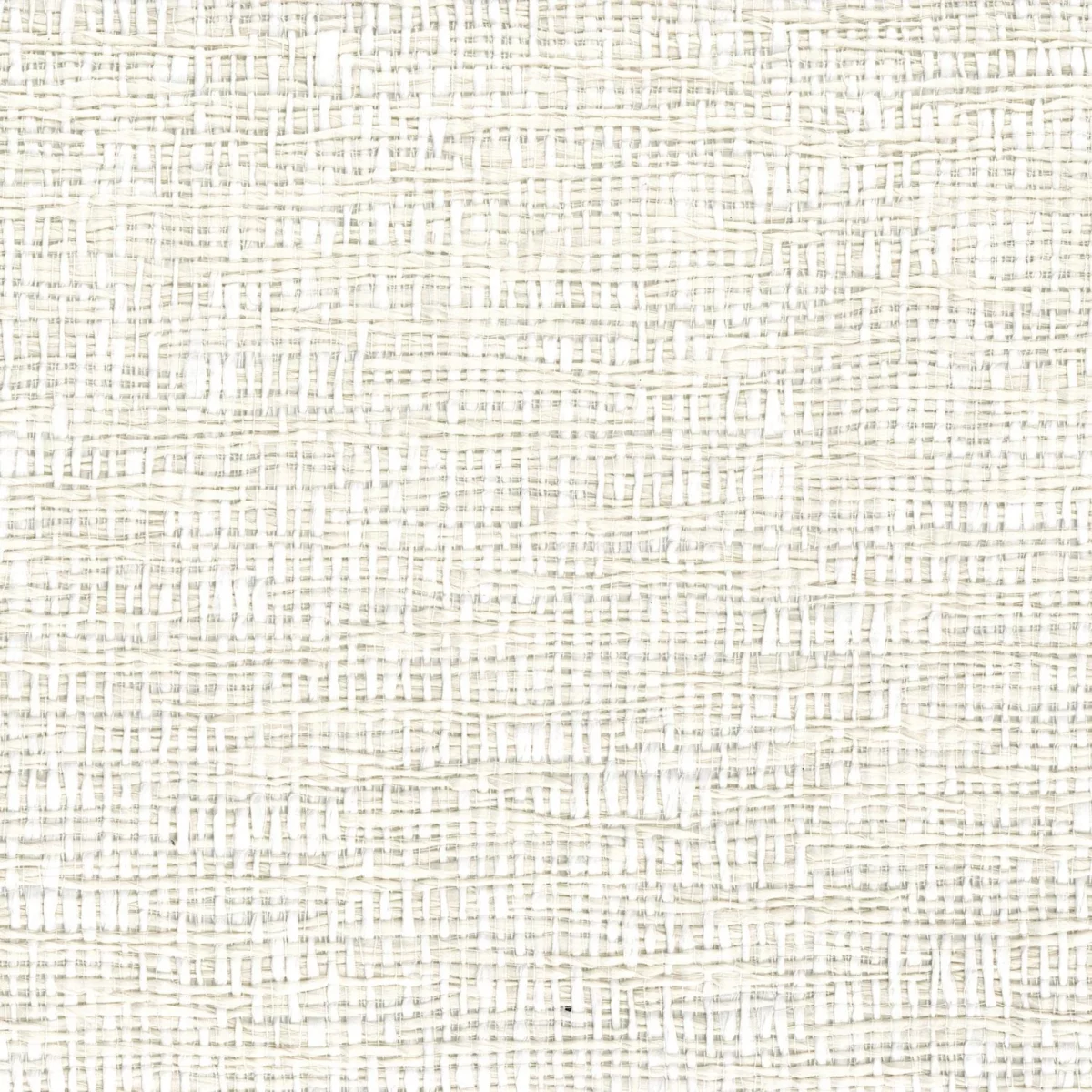 Waha Fabric - Ivoire by white plain voile-sheer fabric from Casamance