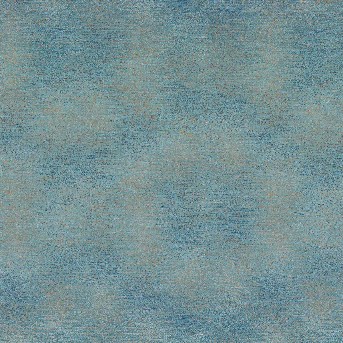 Raggi Fabric - Turquoise by blue plain jacquard fabric from Casamance