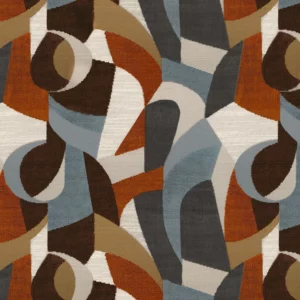 brown contemporary jacquard fabric from Casamance