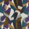 multicolour contemporary jacquard fabric from Casamance
