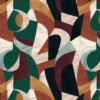 multicolour contemporary jacquard fabric from Casamance