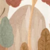 brown botanical voile-sheer fabric from Casamance