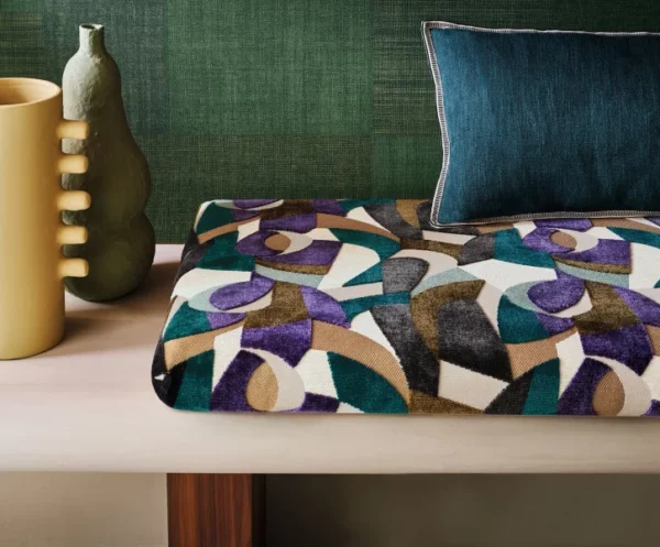 Andine Fabric - Topaze / Violet from