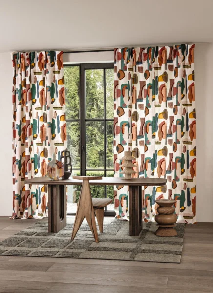 Machaya Fabric - Celadon / Ambre by Machaya Fabric - Celadon / Ambre from