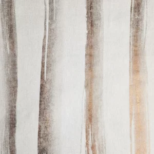 brown striped voile-sheer fabric from Casamance