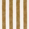 brown striped printed fabric from Casamance