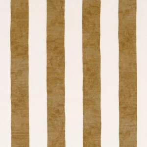 brown striped printed fabric from Casamance