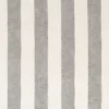 black-grey striped printed fabric from Casamance