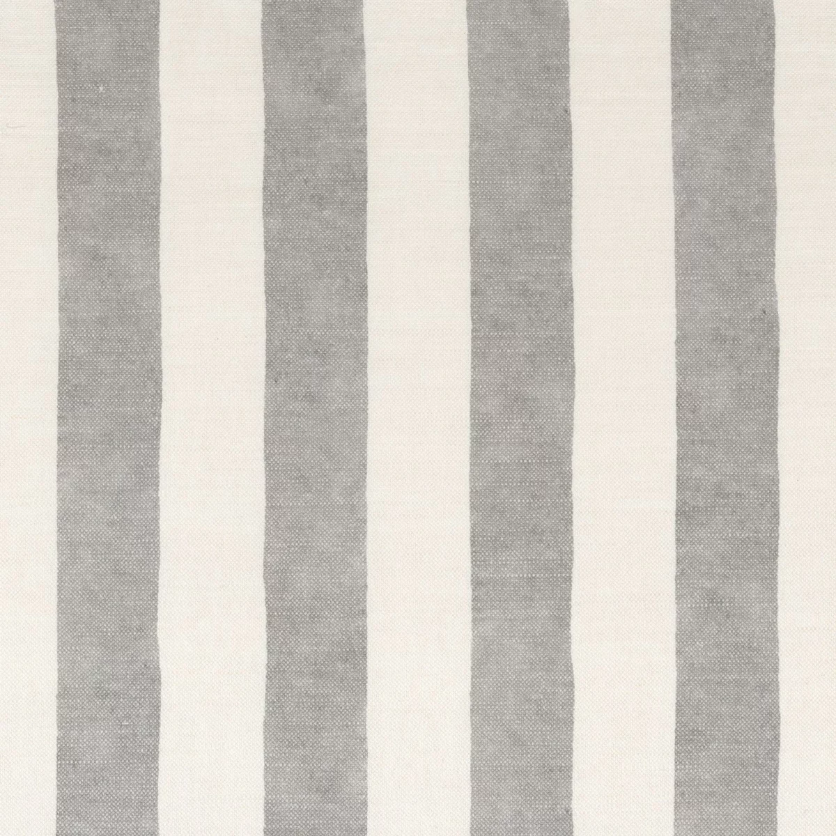 Batignolles Fabric - Gris Cendre by black-grey striped printed fabric from Casamance