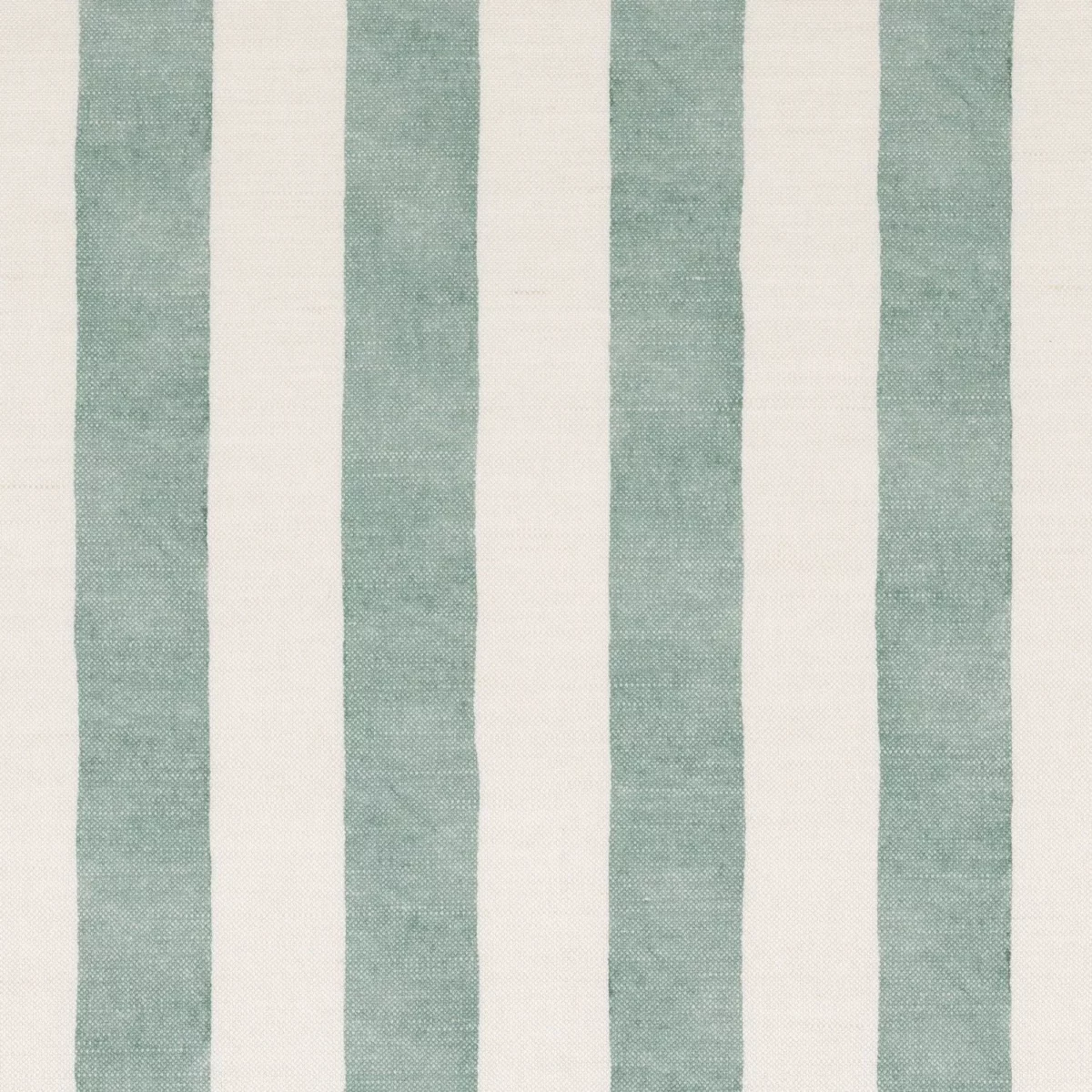 Batignolles Fabric - Celadon by blue striped printed fabric from Casamance