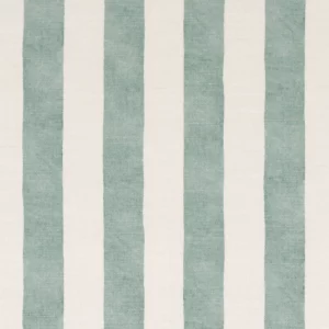 blue striped printed fabric from Casamance