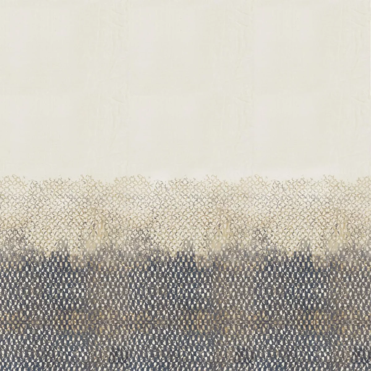 Coryphee Fabric - Bleu by brown misc voile-sheer fabric from Casamance