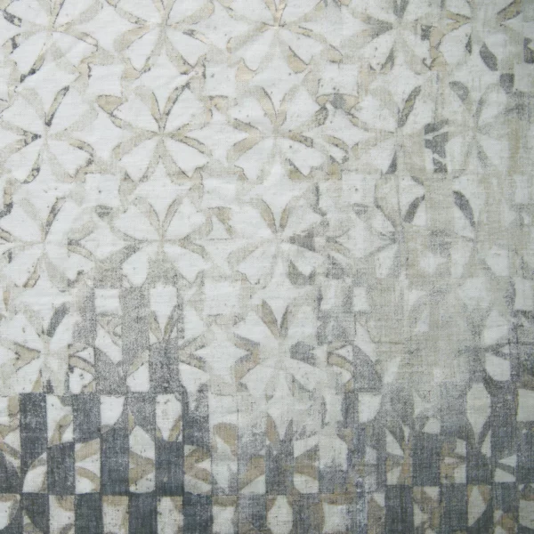 Coryphee Fabric - Orage by black-grey misc voile-sheer fabric from Casamance