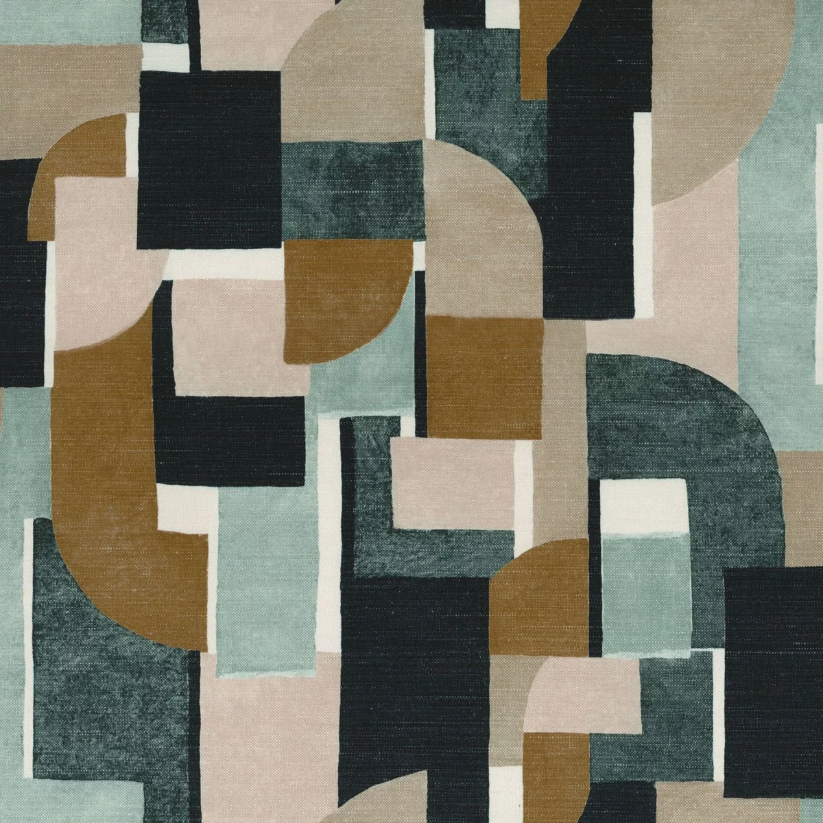 green misc printed fabric from Casamance
