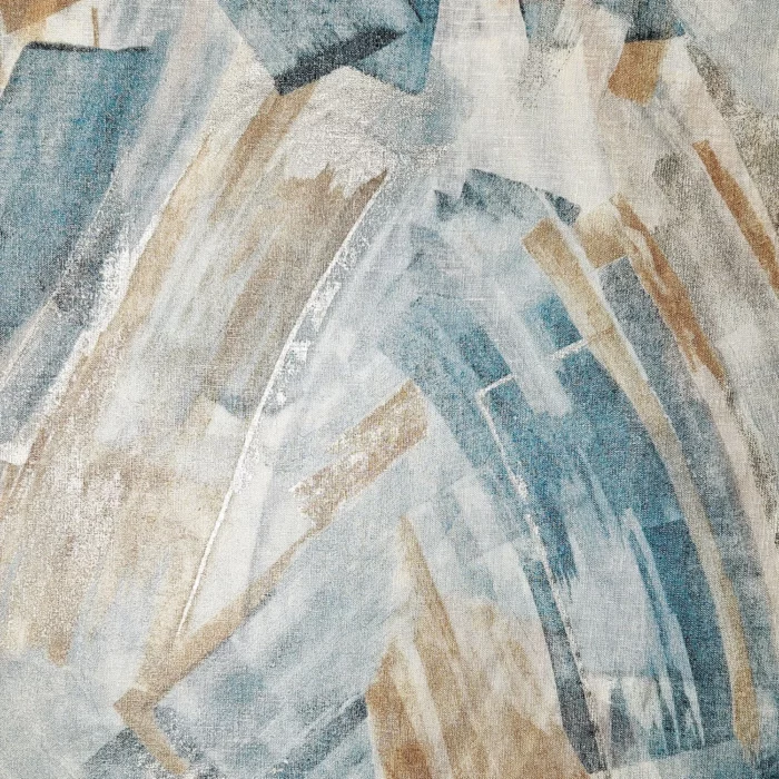 Mariposa Fabric - Bleu / Nacre swatch