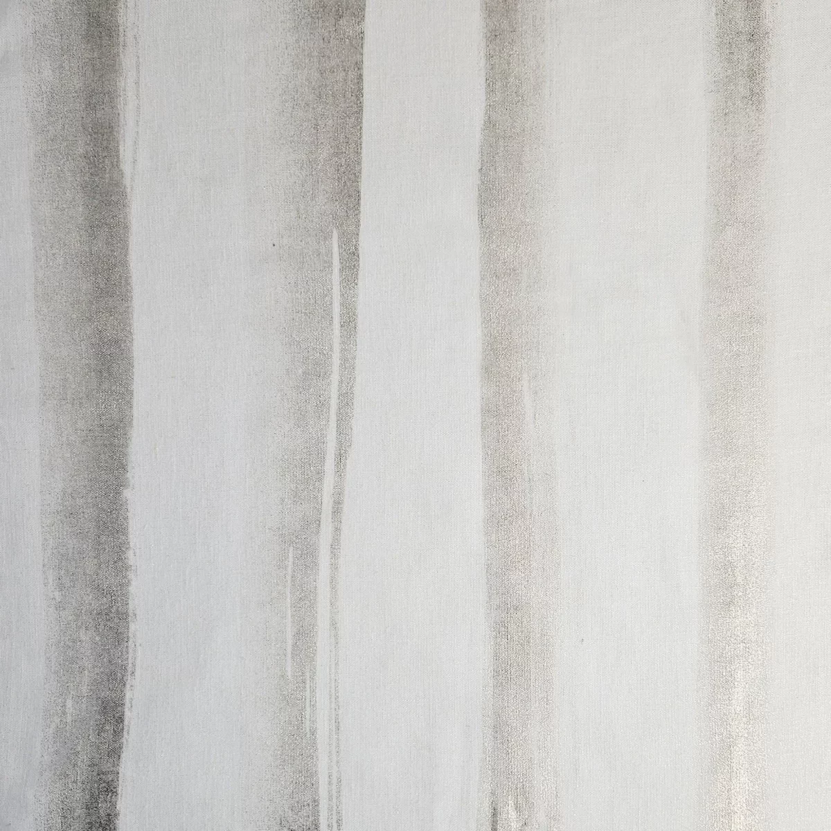 Lysandra Fabric - Gris / Nacre by black-grey striped voile-sheer fabric from Casamance