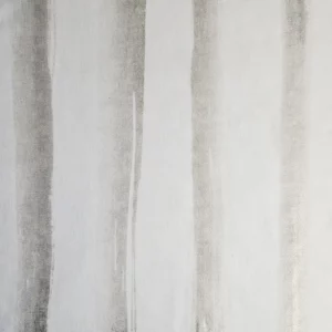 black-grey striped voile-sheer fabric from Casamance