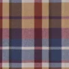purple checked woolen fabric from Casamance