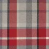 red checked woolen fabric from Casamance