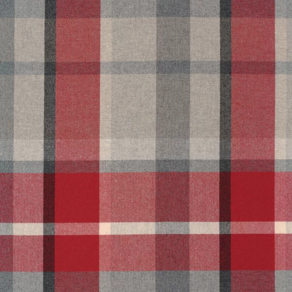 Vanoise Fabric - Rouge Carmin by red checked woolen fabric from Casamance
